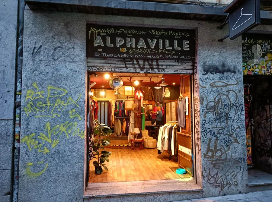 Tienda vintage Malasaña Alphaville Vintage