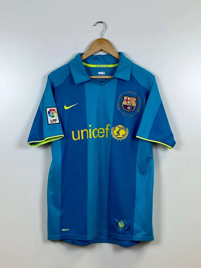 camiseta-vintage-futbol-nike-barça-azul-delante