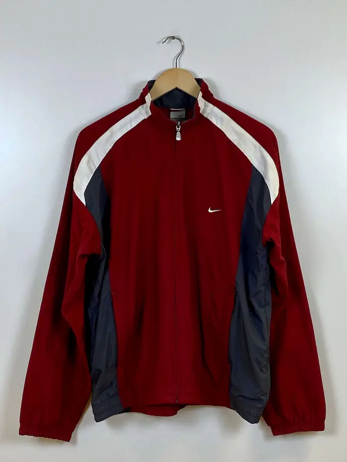 chaqueta-vintage-nike-track-jacket-roja-delante